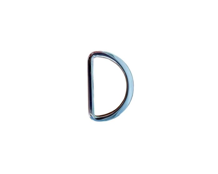 D-Ringe aus Metall ANILLO in gold, silber und schwarz silber 26 mm