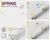 Dekostoff SPRING, Blumen, Überbreite, Saum &...