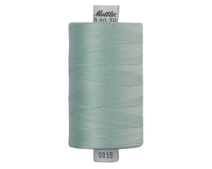 Maschinen-Quiltgarn SILK FINISH COTTON No.40, 1000 m, Mettler 0018