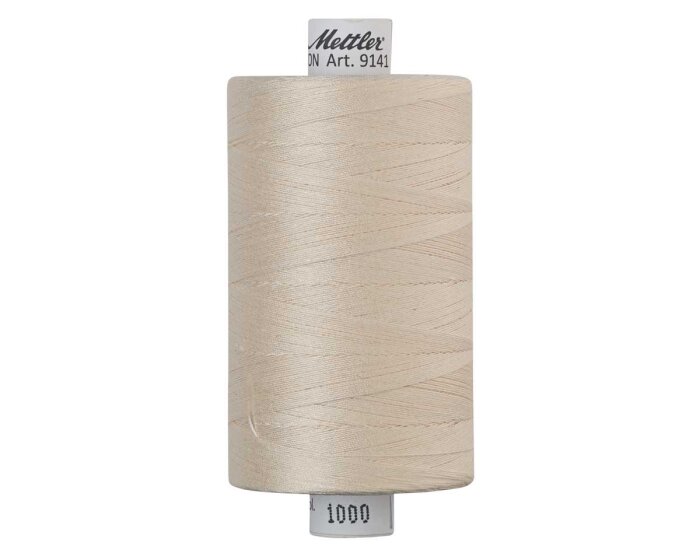 Maschinen-Quiltgarn SILK FINISH COTTON No.40, 1000 m, Mettler 1000
