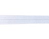 Elastisches Einfassband JACQUARD, einfarbig, 20 mm gebrochenes weiß
