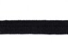 Strick-Einfassband WOLLTRESSE, einfarbig, 30 mm schwarz