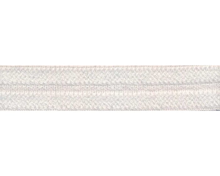 Strick-Einfassband WOLLTRESSE, einfarbig, 30 mm gebrochenes weiß