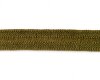 Strick-Einfassband WOLLTRESSE, einfarbig, 30 mm olive