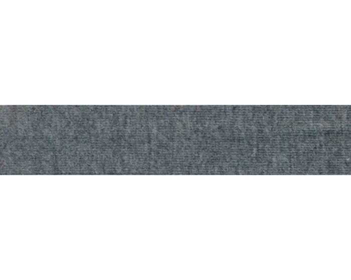 Jersey-Schrägband aus Baumwolle, einfarbig, 20 mm dunkelgrau meliert