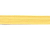 Elastic-Schrägband aus Baumwolle, einfarbig, 18 mm gelb
