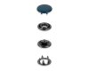 Vario Creative Tool Druckknöpfe JERSEY, 11 Farben in 12 mm, Prym blau