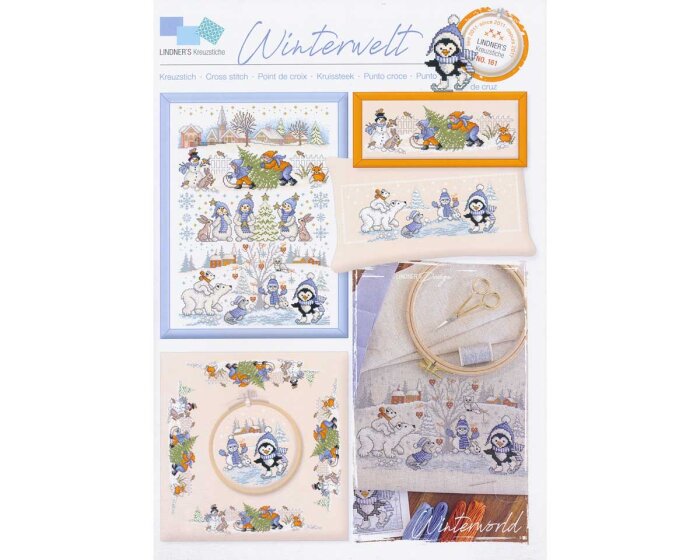 Stickvorlage: Winterwelt, Lindners Kreuzstiche