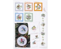 Stickvorlage: Heimische Vögel, Lindners Kreuzstiche