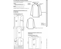 Schnittmuster LEINENJACKE MIT WEITEM STEHKRAGEN, pattern...