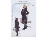 Schnittmuster LANGE JACKE MIT ERWEITERTEM RÜCKEN,...