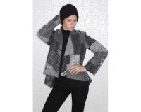 Schnittmuster JACKE MIT WASSERFALLARTIGEM SAUMVERLAUF,...