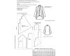 Schnittmuster JACKE MIT WASSERFALLARTIGEM SAUMVERLAUF, pattern company