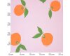 Sweatstoff FRUTTA, Mandarinen, lavendel-orange, Hilco