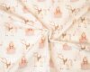 Baumwollstoff Popeline PRINCESA, Prinzessin, creme-rosa, Hilco