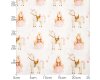 Baumwollstoff Popeline PRINCESA, Prinzessin, creme-rosa, Hilco