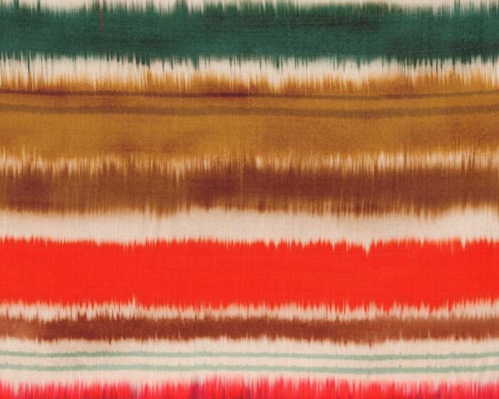 Viskosestoff ECOVERO™ MEXICO, Batik-Streifen, fuchsia-flaschengrün, Hilco