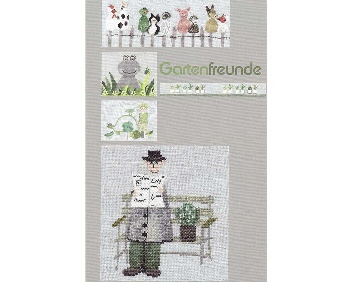Stickheft: Gartenfreunde, Stickgalerie