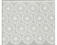 Spitzenband TIRA mit Bogenkante und Kreis-Muster, 3...