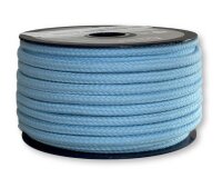 Runde Baumwollkordel für Hoodies, 6 mm hellblau