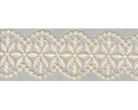 Spitzenband ELARA mit beidseitiger Bogenkante, 40 mm, creme