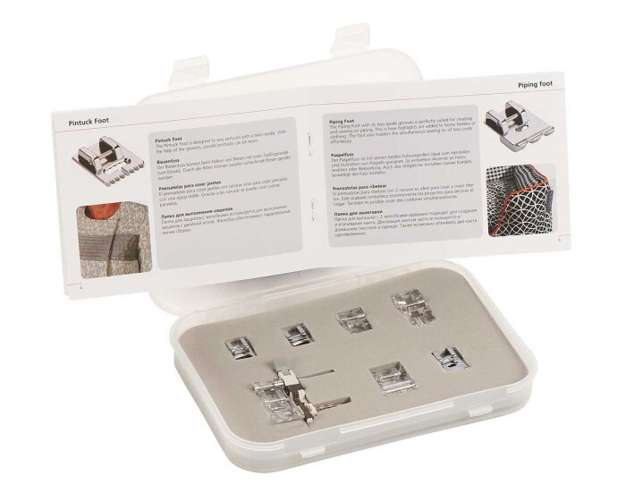 Nähfuß-Set DECORATION für b37 & b38, 7 Nähfüße, bernette