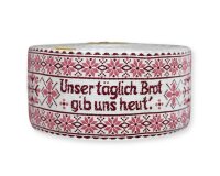18-cm-Rapport Webband VATERUNSER, 80 mm breit, Gebet,...