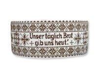 18-cm-Rapport Webband VATERUNSER, 80 mm breit, Gebet,...