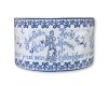 13-cm-Rapport Webband KLUGE GATTIN, 95 mm breit, Vaupel & Heilenbeck hellblau-blau