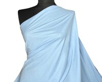 Italienischer Baumwolljersey BRUGNOLI SASSETTA, taubenblau