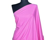 Italienischer Baumwolljersey BRUGNOLI SASSETTA, kräftiges rosa