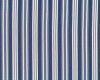 Italienischer Baumwollstoff MARINO, Streifen-Muster, blau-creme