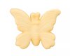 Kinderknopf SCHMETTERLING mit Steg, gelb, Union Knopf