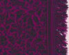 Jacquard-Strickstoff aus Merinowolle DIANA, Blumen, fuchsia-dunkelgrün, Hilco