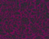 Jacquard-Strickstoff aus Merinowolle DIANA, Blumen, fuchsia-dunkelgrün, Hilco