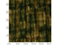 Feincordstoff mit Stretch WALES, Batik-Streifen, olive, Hilco