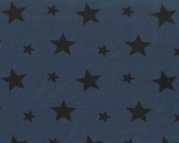 Sweatstoff IM ZOO, Sterne, dunkelblau, Hilco