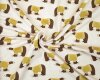 Sweatstoff BRAUNBÄR, Bär mit Pulli, creme-braun, Hilco