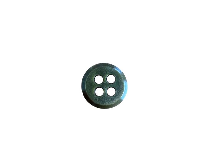 Kunststoffknopf OLIVE, mit Glanzrand, 14 mm, Olivegrün, Union Knopf