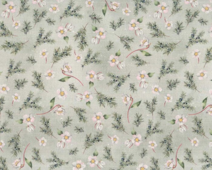 Baumwollstoff MINI-CHRISTROSE, Kerstin Heß, Acufactum