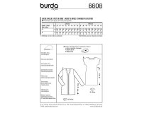 Schnittmuster JACKE & KLEID, burda easy 6608