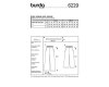 Schnittmuster HOSE, burda easy 6229