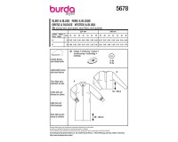 Schnittmuster KLEID und BLUSE, burda style 5678
