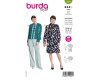 Schnittmuster KLEID und BLUSE, burda style 5678