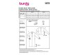 Schnittmuster KLEID und BLUSE, burda style 5678