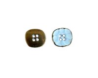 Metallknopf VINTAGE im Used-Look, 2 Farben, Hislabor