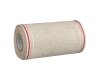 Leinenband LANDHAUS, Rand gestreift, natur-rot, 160 mm, Vaupel & Heilenbeck