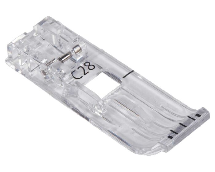 BERNINA Transparenter Cover- Kettenstichfuß # C28  für Overlock L 890