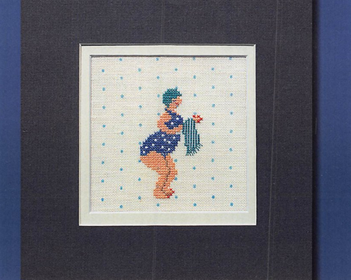 Stickset Vaupel & Heilenbeck, Frau im Badeanzug, Schwimmerin