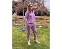 Schwerer Kuschel-Sweat HANNI, lavendel, Swafing